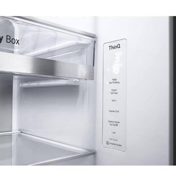 Sbs E Tnf 179x91 Wd Uvnano Nero Lg Elettrodomestici - GSXV91MCAE