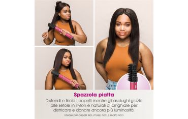 Styler Asciugacapelli Shark Flexstyle Comp Set - Pink Malibu - Shark - SHR.HD440BPEU