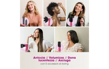 Styler Asciugacapelli Shark Flexstyle Comp Set - Pink Malibu - Shark - SHR.HD440BPEU