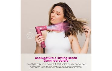Styler Asciugacapelli Shark Flexstyle Comp Set - Pink Malibu - Shark - SHR.HD440BPEU
