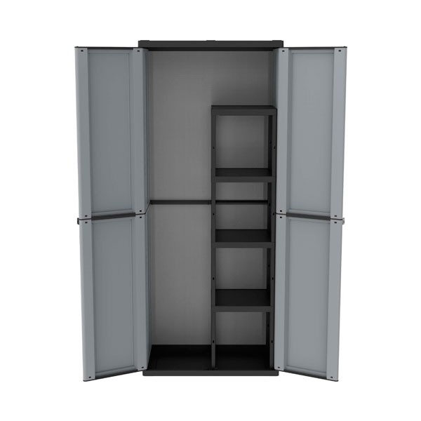 Armadio da Esterno in Resina Terry CWood 2 Ante 68x39x170h P/S 3680