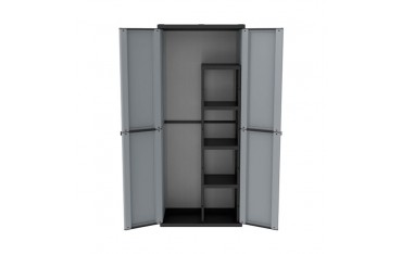 Armadio da Esterno in Resina Terry CWood 2 Ante 68x39x170h P/S 3680