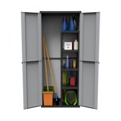 Armadio da Esterno in Resina Terry CWood 2 Ante 68x39x170h P/S 3680