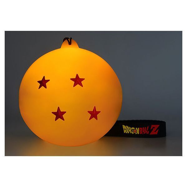 Dragon Ball Z Maxi Notte sfera di cristallo di luce spia arancione 4 stelle con cavo USB