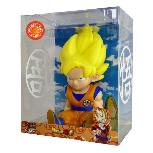 Plastoy Dragon Ball Salvadanaio Son Goku Sulla Nuvola Magica – PVC 22 Cm, Licenza Ufficiale