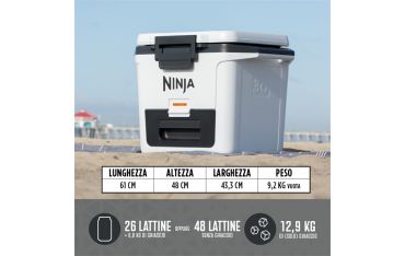 Frigo Portatile Ninja Frostvault 28lt - Bianco - Ninja - NNJ.FB131EUWH