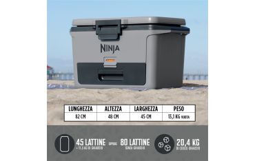 Frigo Portatile Ninja Frostvault 47lt - Grigio - Ninja - NNJ.FB151EUGY