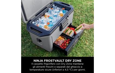 Frigo Portatile Ninja Frostvault 47lt - Grigio - Ninja - NNJ.FB151EUGY