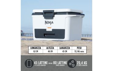 Frigo Portatile Ninja Frostvault 47lt - Bianco - Ninja - NNJ.FB151EUWH
