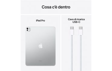 Ipad Pro 13\" Wi-fi + Cellular 512gb Con Vetro Standard Argento - Apple - APP.MVXV3TY/A