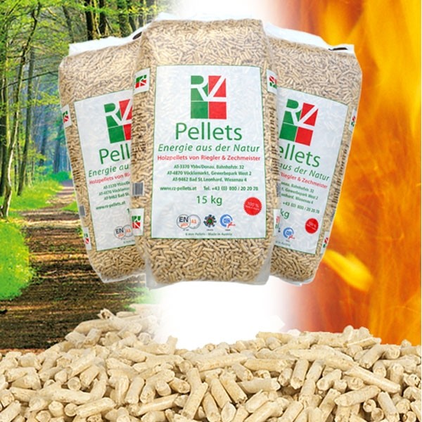 Pellet Austriaco RZ Pellets Abete Bianco 15 Kg da 72 Sacchi, acquista su  Hidrobrico