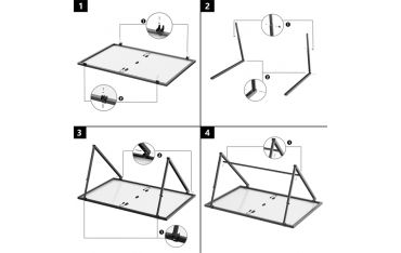 Adjustable Ground & Suspended Solar Bracket - Ecoflow - ECW.EFA-DJUST