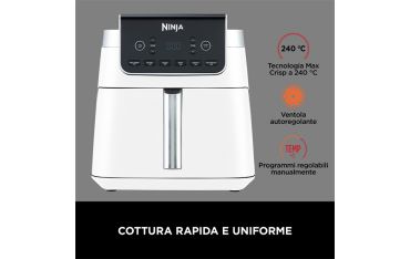 Friggitrice Ad Aria Ninja Max Pro Da 6,2 L - Bianco - Ninja - NNJ.AF180EUWH