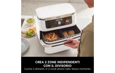 Friggitrice Ad Aria ninja flexdrawer Da 10,4 L - Bianco - Ninja - NNJ.AF500EUWH