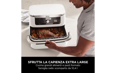 Friggitrice Ad Aria ninja flexdrawer Da 10,4 L - Bianco - Ninja - NNJ.AF500EUWH