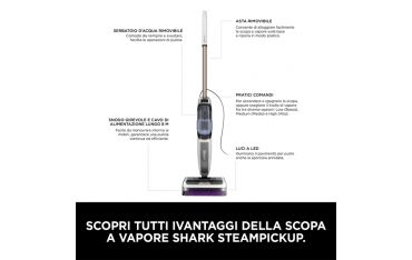 Scopa A Vapore Lavapavimenti Shark Steampickup - Shark - SHR.SD200EU