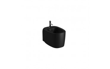 Vaso - Bidet - Sedile Sospeso Rim-Ex Vitra Plural 55 cm Nero Matte