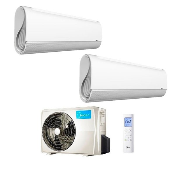 Climatizzatore Midea Dual Split Mission Pro 9000+12000 M20-18FN8-Q R-32 9+12