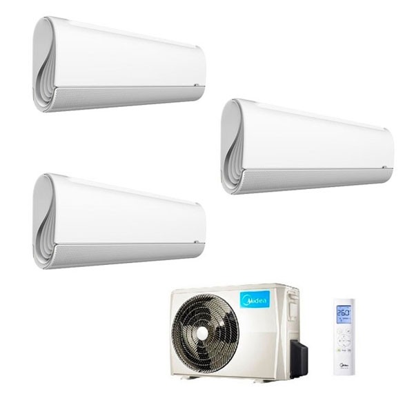 Climatizzatore Midea Trial Split Mission Pro 9000+9000+9000 M30-27FN8-Q R-32 9+9+9