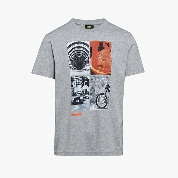 T-Shirt da lavoro Diadora Graphic Bianco Ottico - 702.161760