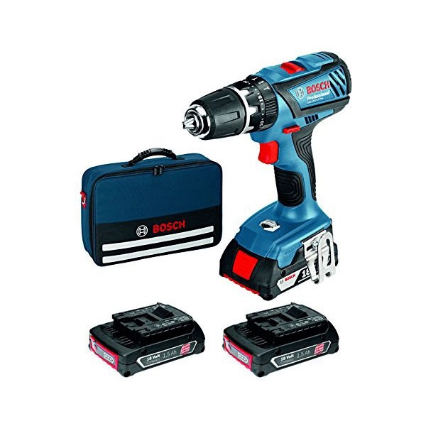 Trapano-Avvitatore GSB 18-2 LI Plus Bosch - 3 Batterie