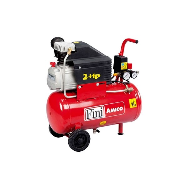 Compressore Aria Fini Amico 25/2400 24 lt 230V, acquista su Hidrobrico