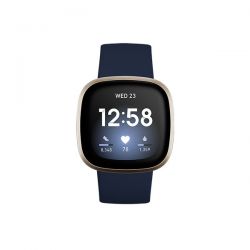 Smartwatch Fitbit Sense Lunar White - Soft Gold