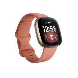 Smartwatch Fitbit Versa 3 Midnight - Soft Gold