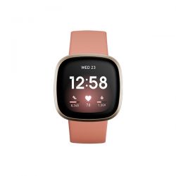 Smartwatch Fitbit Versa 3 Midnight - Soft Gold