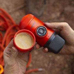 Macchina da Caffe Portatile Wacaco Nanopresso Moss Green + Case