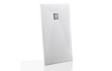 Piatto Doccia Filopavimento Ponsi 70x90 cm Effetto Pietra Bianco