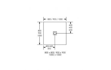 Piatto Doccia Filopavimento Ponsi 70x120 cm Effetto Pietra Bianco