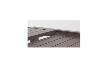Tavolo da Giardino Rettangolare Allungabile Bizzotto Hilde 160-240X90X75CM in Alluminio Colore Coffee - 0662981
