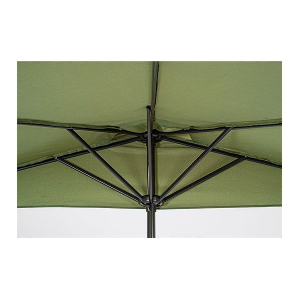 Ombrellone KALIFE 3 Metri In Poliestere - Colore Verde Oliva - Struttura In Alluminio